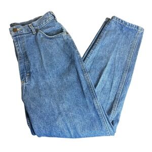 Vintage 80s Lee Riders Jeans Womens Size 14 Medium High Waist Classic Mom
